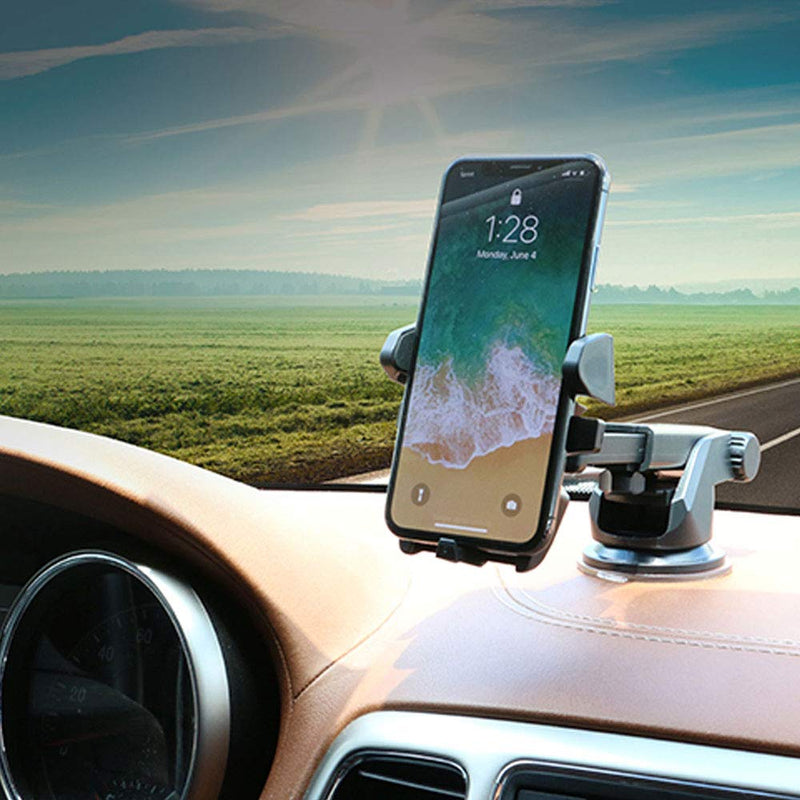 [Australia - AusPower] - Armor All Phone Mount/Support with Extendable Arm,360 Rotation,Compatible with Smartphones iPhone,Samsung,HTC 