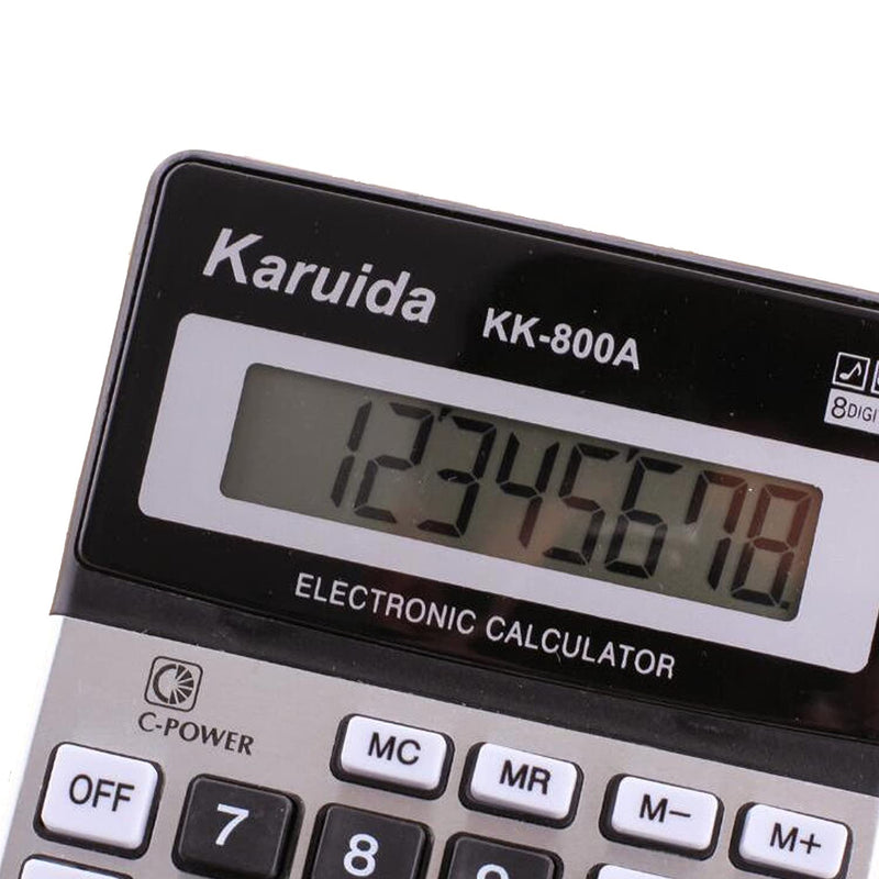 [Australia - AusPower] - SKYXINGMAI Electronic Calculators, Standard Function Electronics Calculator, 12 Digit LCD Display, Handheld for Daily and Basic Office (1 Pcs) Grey 