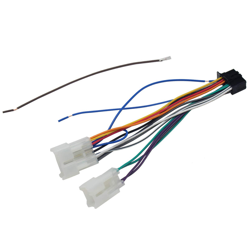 [Australia - AusPower] - RED WOLF Pioneer Stereo Radio Wiring Harness Replacement for Toyota Highlander Tacoma Prius 1994-2020, Subaru 2012-2018 Forester WRX 