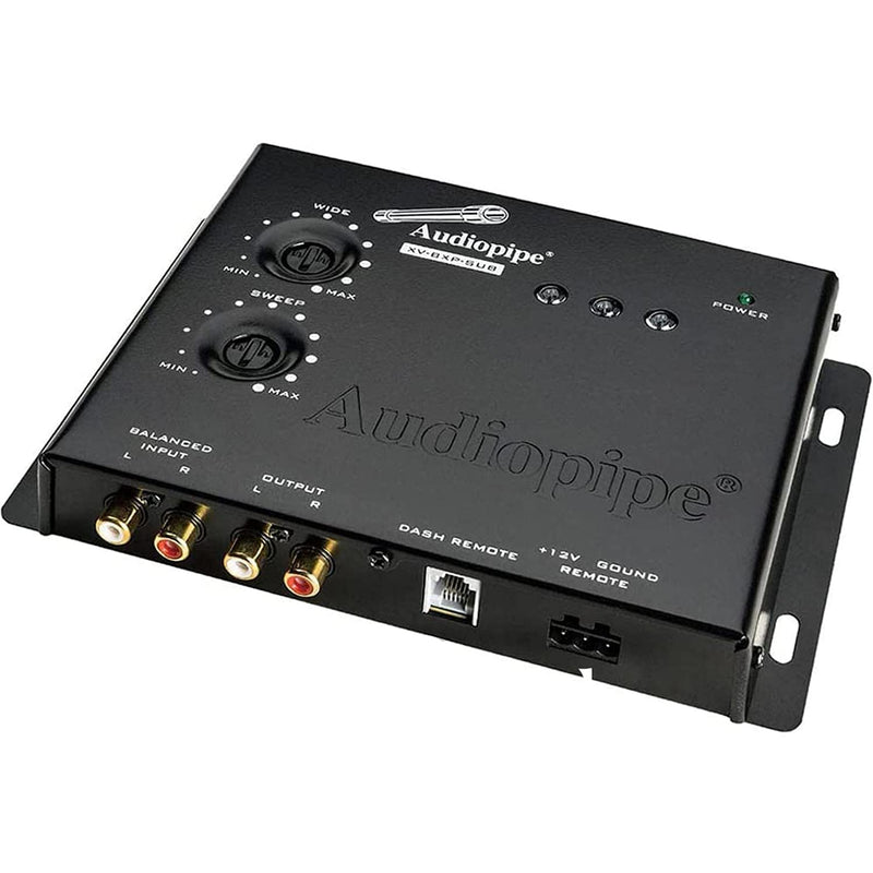 [Australia - AusPower] - AudioPipe XV-BXP-SUB 15V Car Audio System Digital Sound Equalizer Epicenter Enhancer Restoration Signal Processor Bass Booster w/ Remote Knob, Black 