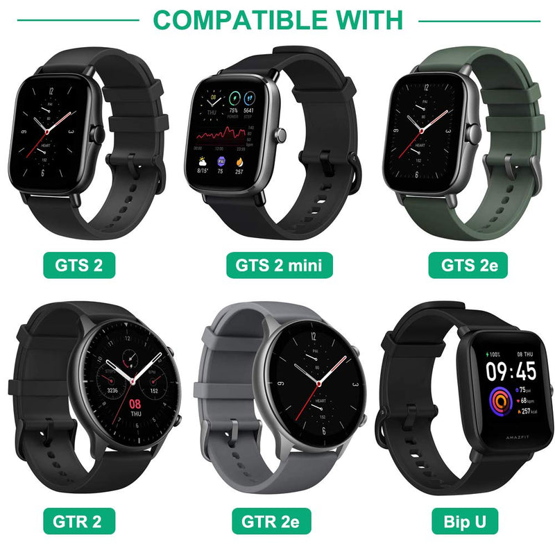 [Australia - AusPower] - Kissmart Charger Cable for Amazfit GTS 2, GTS 2 Mini, GTS 2e, GTR 2, GTR 2e, T-Rex Pro, BIP U, Zepp E/Z, USB Charging Cable Dock Cord 3.3ft Smartwatch Accessories 