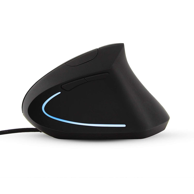 [Australia - AusPower] - Ai5G Wired Vertical Mouse Adjustable DPI Laptop Desktop Computer Mouse Optical Mice (for Right Hand) for Right Hand 
