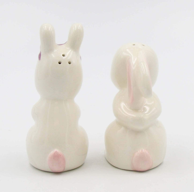 [Australia - AusPower] - Cosmos Gifts Kissing Rabbit Salt and Pepper Set, Multicolored 