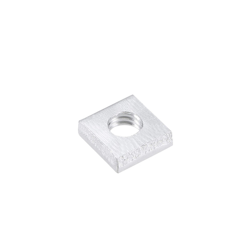 [Australia - AusPower] - uxcell Square Nuts, M3x6mmx2mm Zinc-Plated Metric Coarse Thread Assortment Kit, 100 Pcs 