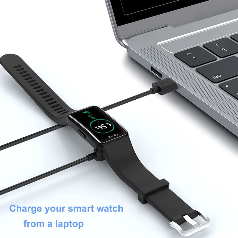 [Australia - AusPower] - 3.3FT Smart Watch Charger, 2 pin Magnetic USB Smart Watch Charging Cable, for Letsfit Willful YAMAY VeryFitPro SW023 ID205L SW021 ID205U ID205S SW025 Uwatch 3S 3 2 2S 