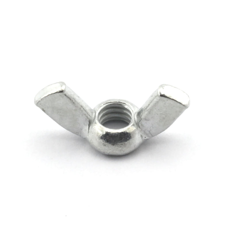[Australia - AusPower] - 20 Pack 1/4" Wing Nuts Zinc Plated Fasteners Parts 1/4-20 Inches Butterfly Nut 1/4"-20 