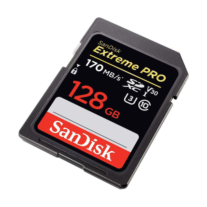 [Australia - AusPower] - SanDisk 128GB Extreme PRO UHS-I SDXC Memory Card, SDSDXXY-128G-ANCIN 