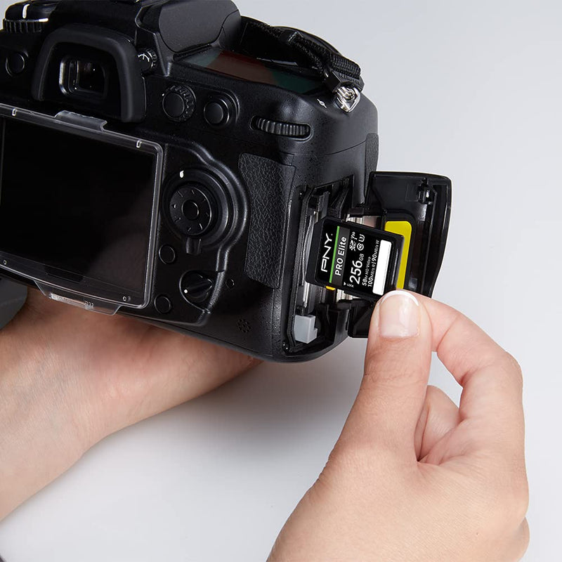 [Australia - AusPower] - PNY 256GB PRO Elite Class 10 U3 V30 SDXC Flash Memory Card - 100MB/s, Class 10, U3, V30, 4K UHD, Full HD, UHS-I, Full Size SD 