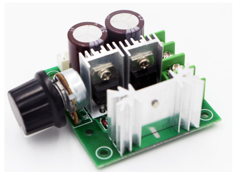 [Australia - AusPower] - RioRand 12V-40V 10A PWM DC Motor Speed Controller with Knob-High Efficiency, High Torque, Low Heat Generating with Reverse Polarity Protection, High Current Protection 
