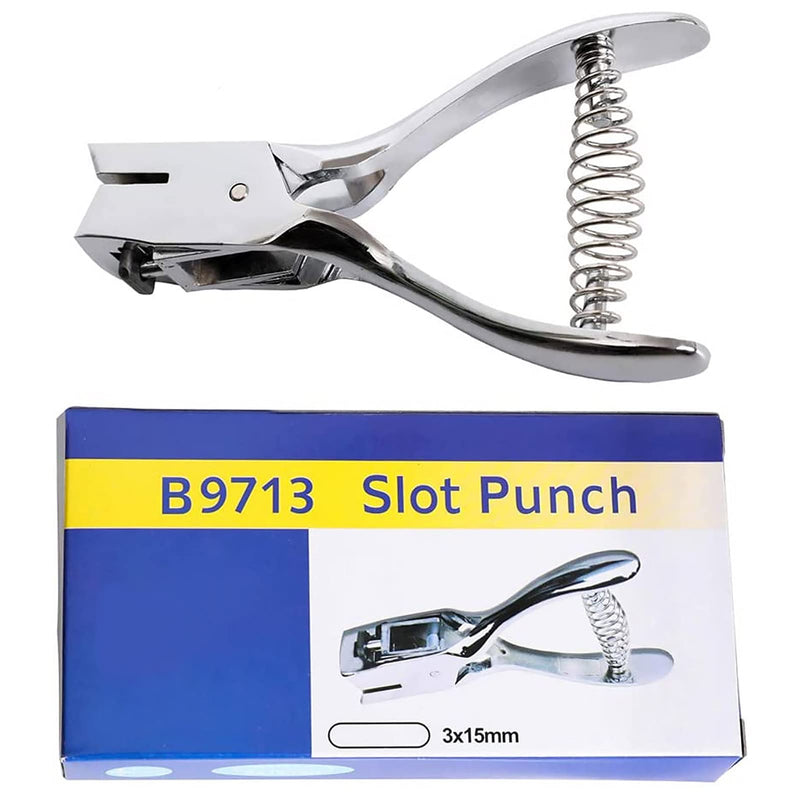 [Australia - AusPower] - Slot Punch Badge Hole Punch Plier Tool for PVC ID Card Hand Held (Punch) 