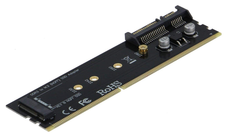 [Australia - AusPower] - SEDNA - DDR3 Slot Mounting Adapter for M2 SSD 