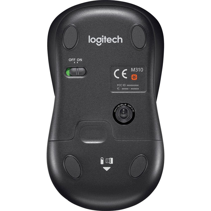 [Australia - AusPower] - Logitech Wireless Mouse M310 (Black) 