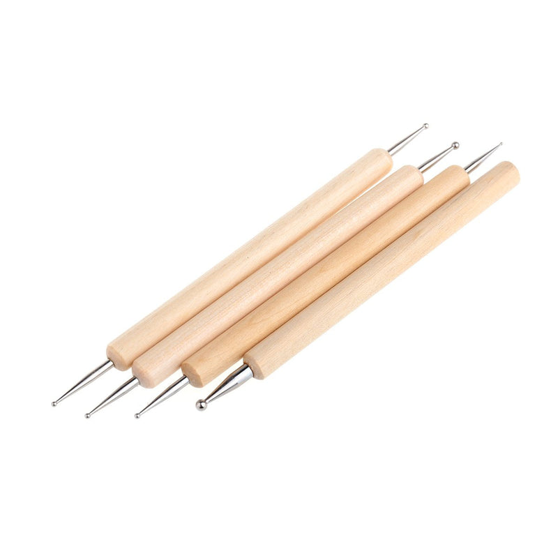 [Australia - AusPower] - Ball Stylus Dotting Painting Tool Set,Ecjiuyi 8 Piece Sculpt Modeling Tools,Mandala Rock Painting Tools, Ceramics Doll Fondant Modeling, Paper Flowers, Embossing Pattern 