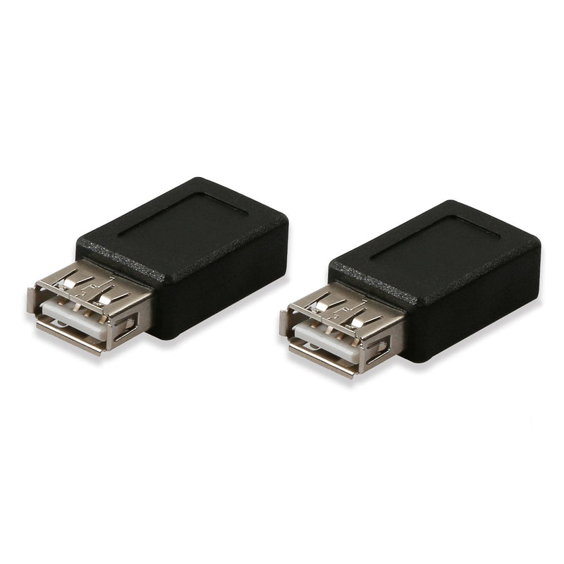 [Australia - AusPower] - Electop 2 Pack USB 2.0 A Female to USB B Mini 5 Pin Female Adapter Converter 