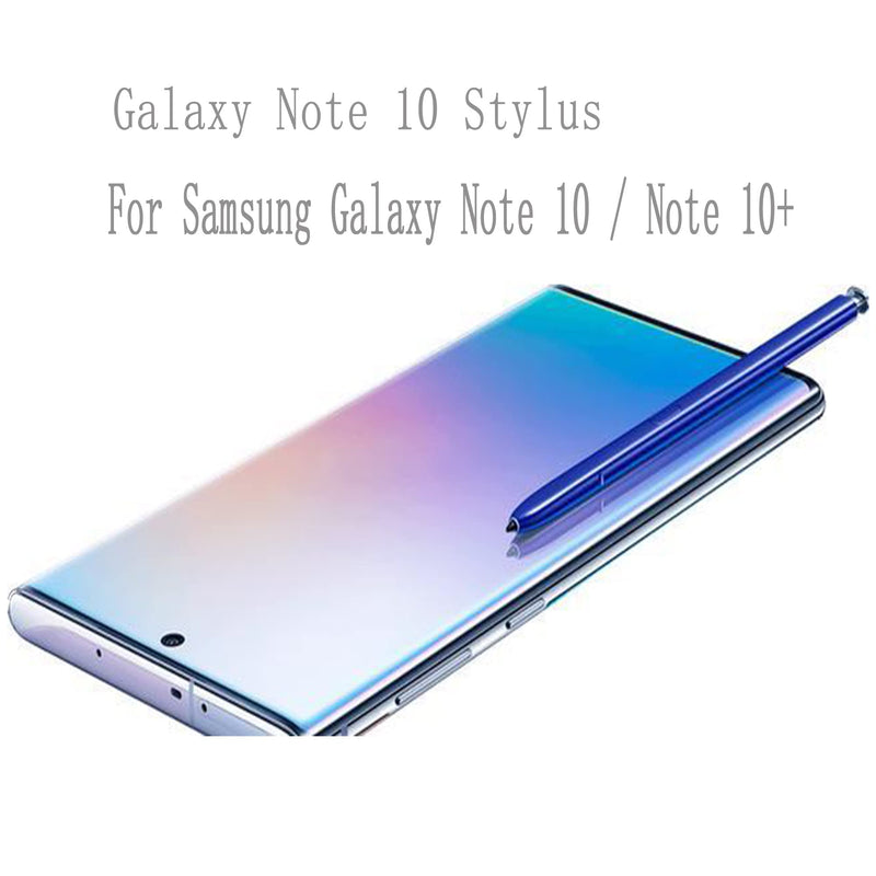 [Australia - AusPower] - 2 Pack Galaxy Note 10 Pen Stylus Touch S Pen Replacement（No Bluetooth） for Samsung Galaxy Note 10 / Note 10+ (Aura Glow Silver) 
