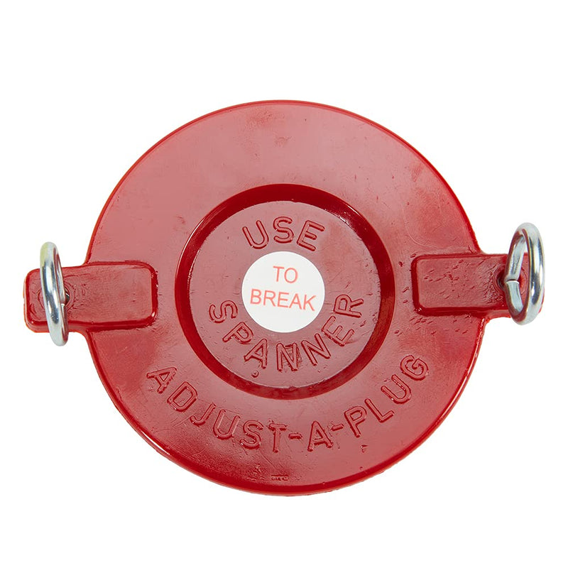 [Australia - AusPower] - 2 1/2" Plastic Breakable Fire Department Connection (FDC) Cap for Sprinkler and Standpipe Connections (2 Pack) 