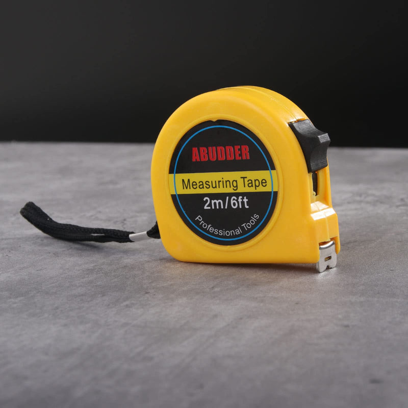 [Australia - AusPower] - 8 Pieces Measuring Tape Measures,Small Tape Measures Retractable Metric Tape Measures for Surveyors, Engineers and Electricians (8) 