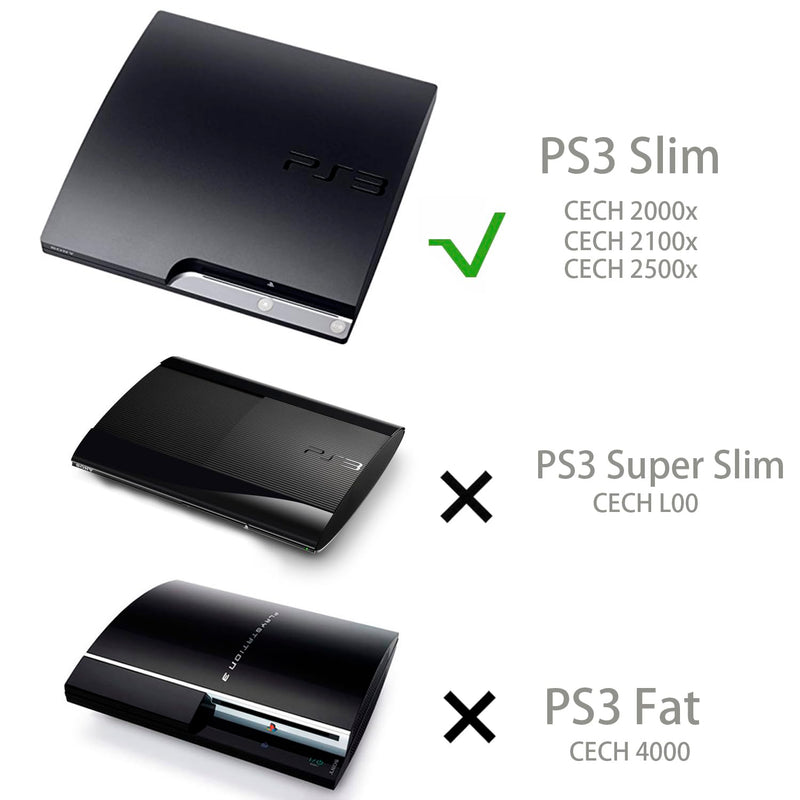 [Australia - AusPower] - Monzlteck Wall Mount for PS3 Slim,Steel Mount Wall Holder Bracket for Playstation 3(CECH 2000-2500),Space Saving,wp3-s 