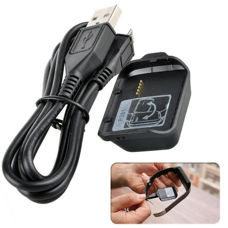 [Australia - AusPower] - Jahy2Tech Charging Cradle Dock Cable Cord Adapter Compatible for Samsung Gear 2 Neo R381 Smart Watch 