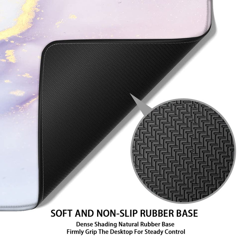 [Australia - AusPower] - Large Mouse Pad with Stitched Edge, Premium-Textured Mouse Mat, Non-Slip Rubber Base Mousepad for Laptop, Computer & PC,Desk Mat for Gamer, Office & Home,18 