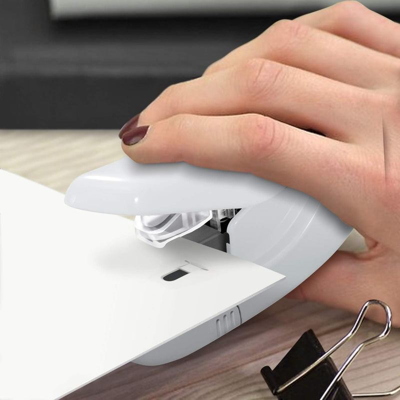 [Australia - AusPower] - PLUS Paper Clinch Compact Staple Free Staple Ivory White Hand 