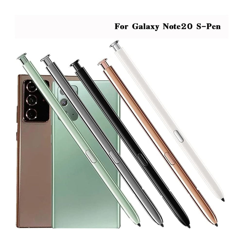 [Australia - AusPower] - SLAUNT Note 20 S Pen Replacement Stylus Pen Compatible with Galaxy Note 20 Note 20 Ultra 5G S Pen (NO Bluetooth) +Tips/Nibs+Eject Pin (White) White 