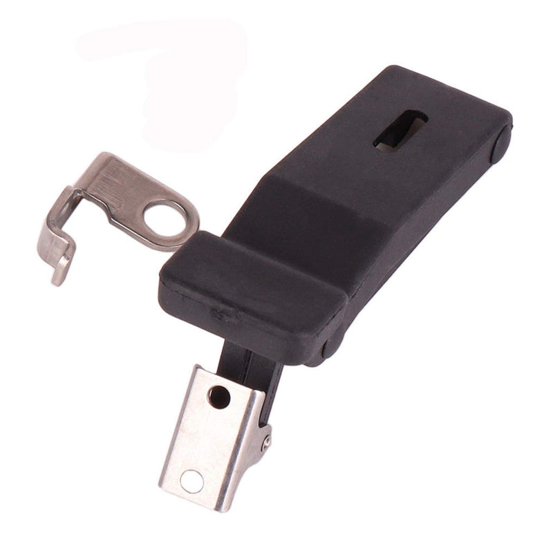 [Australia - AusPower] - 2877447 Flexible Rubber Front Storage Rack Latch 4" Compatible with Polaris Sportsman 500 550 800 850 1000, Over-Center Boat Latches for Door Handle Cooler, Boat Compartment and Cargo Box (2 Pack) 