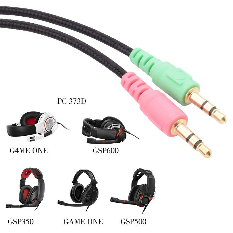 [Australia - AusPower] - GSP600 Replacement UNP PC Cable Compatible Game ONE Game Zero PC 373D GSP 350 GSP 500 GSP 600 Gaming Headset 