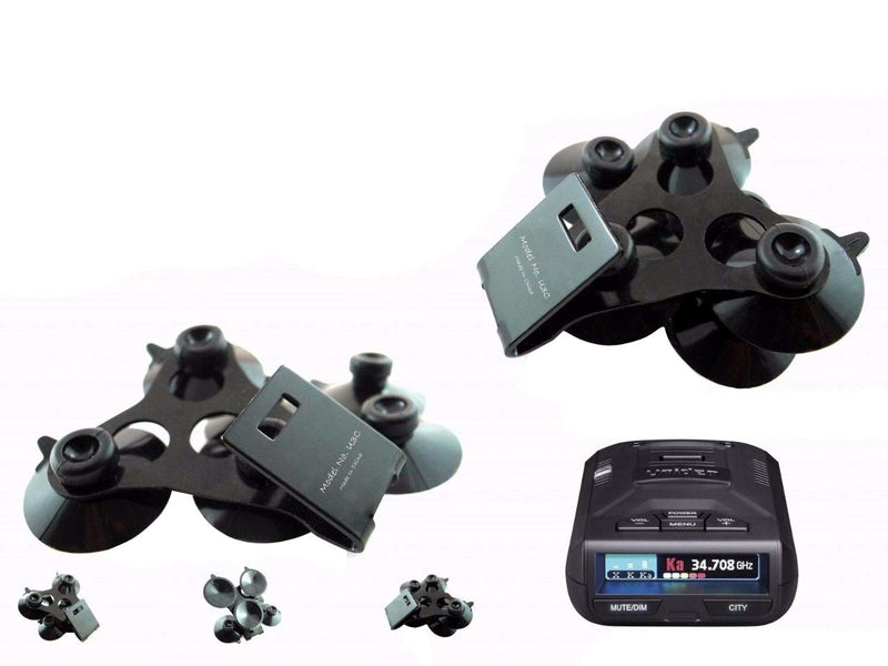 [Australia - AusPower] - Noa Store R1 R3 Windshield Mount Bracket + 6 Black Suction Cups Compatible with Uniden Radar Detectors 