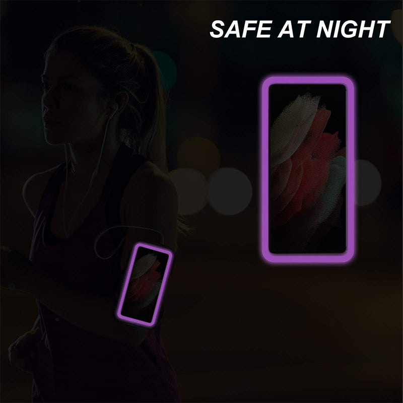 [Australia - AusPower] - Runbach Water Resistant Running Armband for Samsung Galaxy S22 Ultra/S21+ 5G/S21 Ultra/S20 Ultra/Note 20 Ultra,Galaxy F62/M62/M51/M12/M02/A90/A71/A70/A42/A32/A21/A12/A02(Purple) Purple 