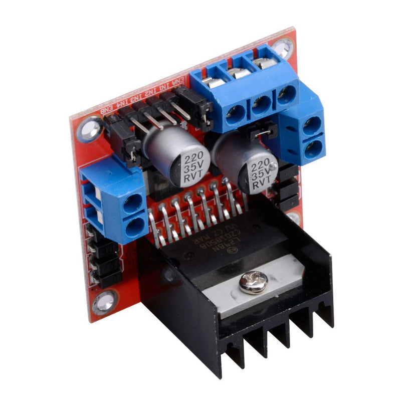 [Australia - AusPower] - Qunqi L298N Motor Drive Controller Board Module Dual H Bridge DC Stepper For Arduino 