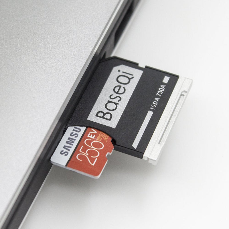 [Australia - AusPower] - BASEQI Aluminum microSD Adapter for Dell XPS 13" 