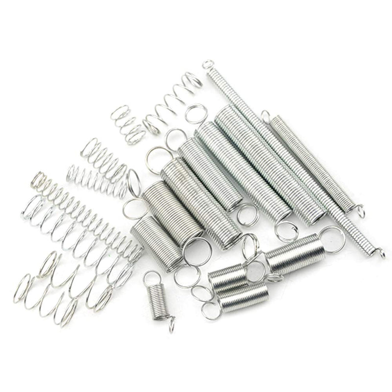 [Australia - AusPower] - XINGYHENG 200Pcs 20 Kinds Zinc Plated Steel Coil Spring Wire Metal Extension and Compression Spring Repair Tool Assortment Kit 