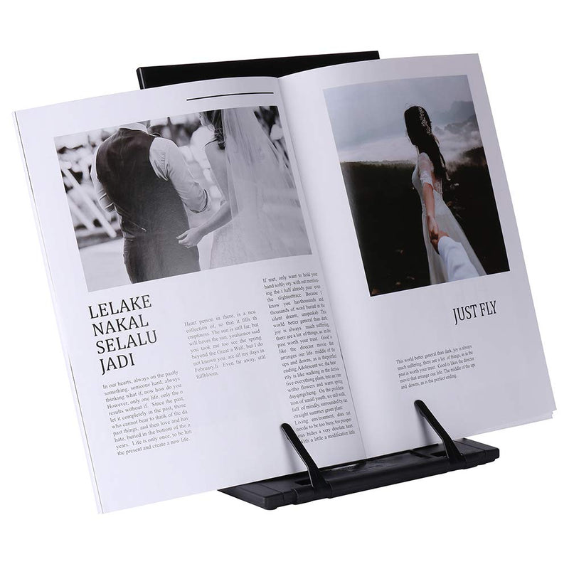 [Australia - AusPower] - Abankey KLOUD CityBlack Metal Desktop Document Book Holder with 7 Adjustable Positions (Lost ocean-SJ981) 
