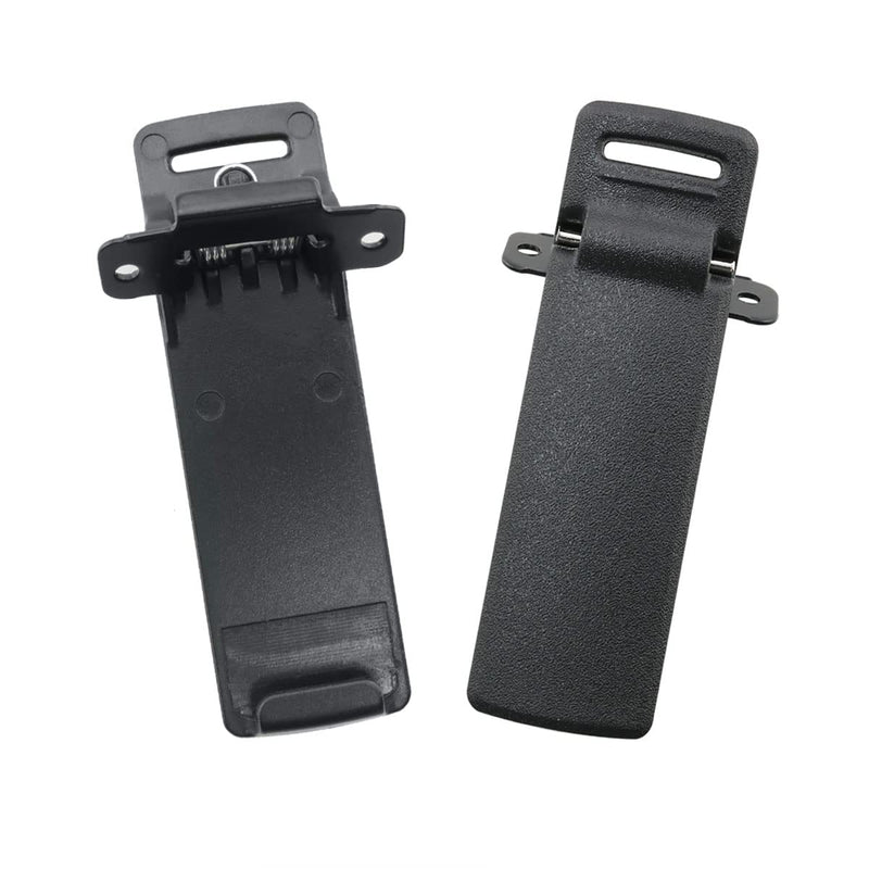 [Australia - AusPower] - ITROLLE Walkie Talkie Back Clip 4PCS Black Radio Belt Clips for Baofeng UV-5R UV-5RA UV-5RB UV-5RC 5RD 5RE 5RE Two Way Radio Accessories 