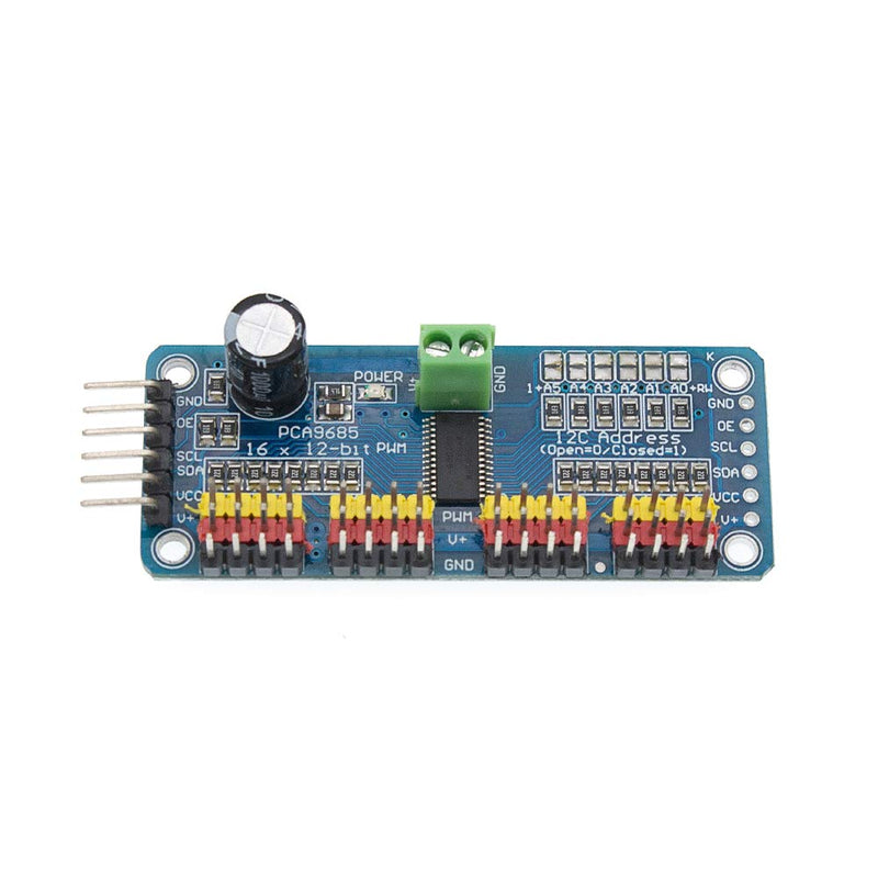 [Australia - AusPower] - Onyehn 16 Channel PWM Servo Motor Driver PCA9685 IIC Module 12-Bit for Arduino Robot or Raspberry pi(Pack of 3pcs) 