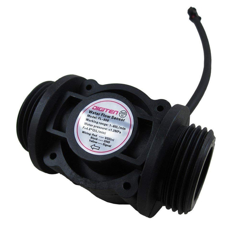 [Australia - AusPower] - DIGITEN Water Flow Control LCD Display+G1"Flow Sensor Meter 