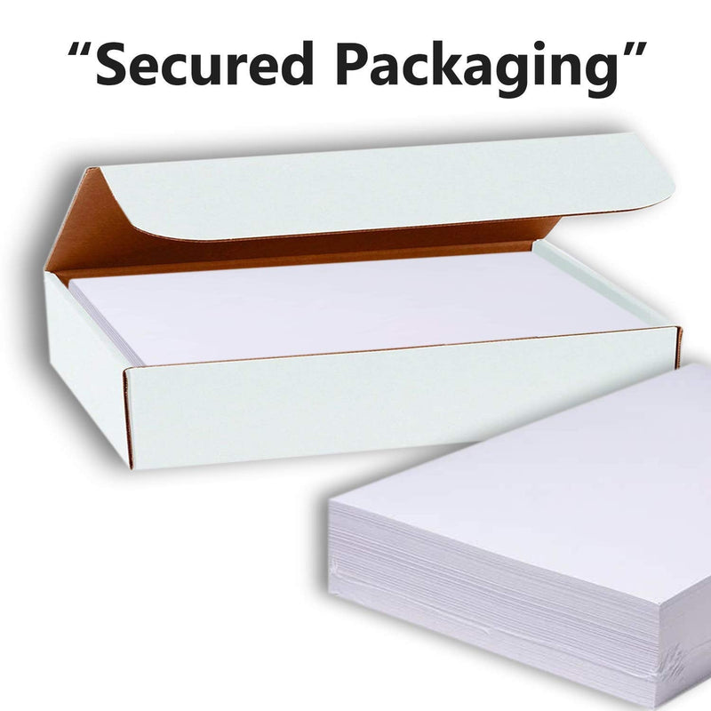 [Australia - AusPower] - Hamilco White Cardstock Thick Paper - Blank Index Flash Note & Post Cards - Greeting Invitations Stationery 5 X 7" Heavy Weight 80 lb Card Stock for Printer - 100 Pack 