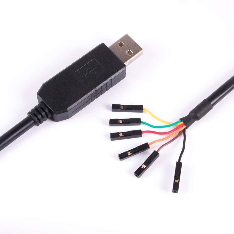 [Australia - AusPower] - USB to TTL UART Serial 5V 3.3V Adapter Converter Cable 4 Pin 0.1 inch Pitch Female Socket TTL-232r-RPI Debug Cable with FTDI Chip for Windows 10 8 7 XP Vista Android Mac OS … (Logic 3.3v Level) Logic 3.3v Level 