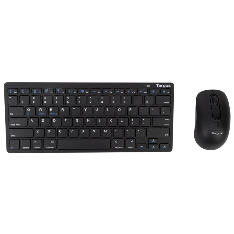 [Australia - AusPower] - Targus Bluetooth Mouse and Keyboard Combination with 3-Buttons, Bluetooth Wireless Connection, Scissor-Switch Keyboard, Battery Life Indicator (BUS0399) , Black 