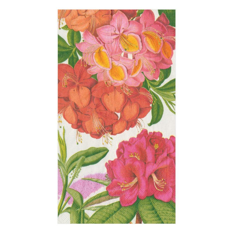 [Australia - AusPower] - Caspari Jefferson's Garden Study Paper Guest Towel Napkins in White - Two Packs of 15 2 