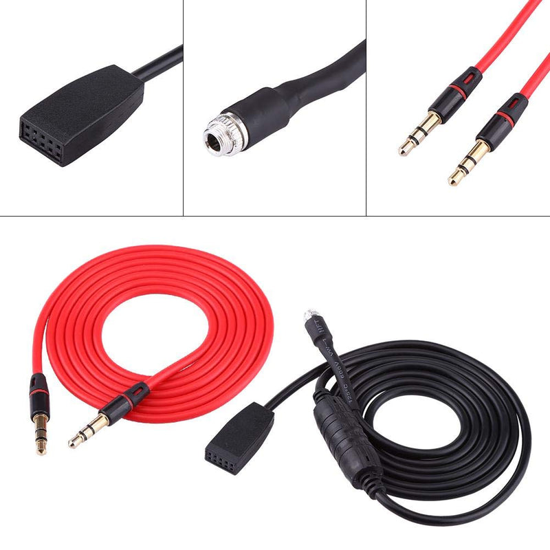 [Australia - AusPower] - Car Auxiliary Input MP3 Cable, 3.5mm Car Audio Auxiliary Aux In Input Interface Adapter MP3 Music Cable for E53 E39 X5 E46 1998-2006 