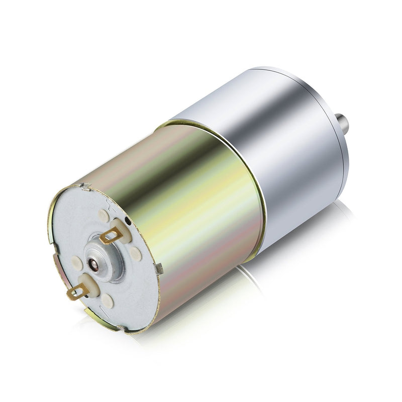 [Australia - AusPower] - Greartisan DC 12V 30RPM Gear Motor High Torque Electric Micro Speed Reduction Geared Motor Eccentric Output Shaft 37mm Diameter Gearbox 12 Volt 30 RPM 