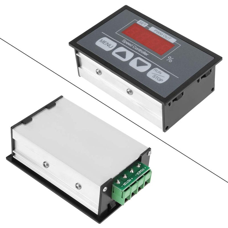 [Australia - AusPower] - DC Motor Controller 6-60V 30A Motor Speed Controller with Digital Display for Setting The Slow Start and Stop Time of The DC Motor 