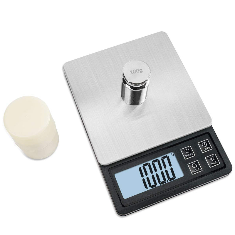[Australia - AusPower] - NEXT-SHINE 100 Gram Calibration Weight for Digital Scale Balance and Precision Balance Test, Steel Weights with Case (1 Piece) 