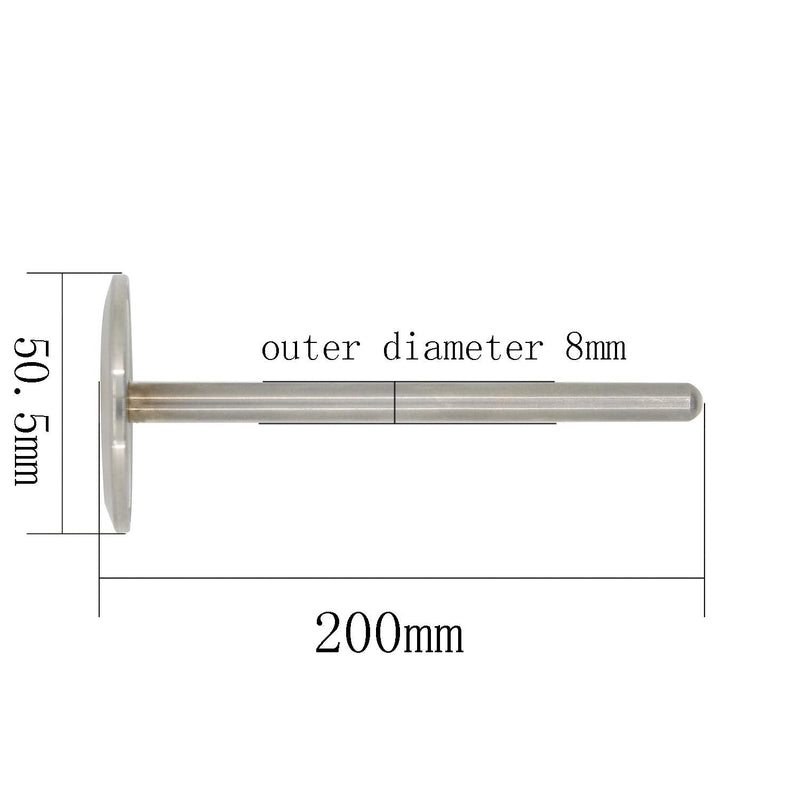 [Australia - AusPower] - 1.5 inch tri clamp thermowell 304 for Beer fermenter Homebrew Solar Heater Boiler 30mm 50mm 100mm 150mm 200mm 300mm 400mm 500mm (200mm) 