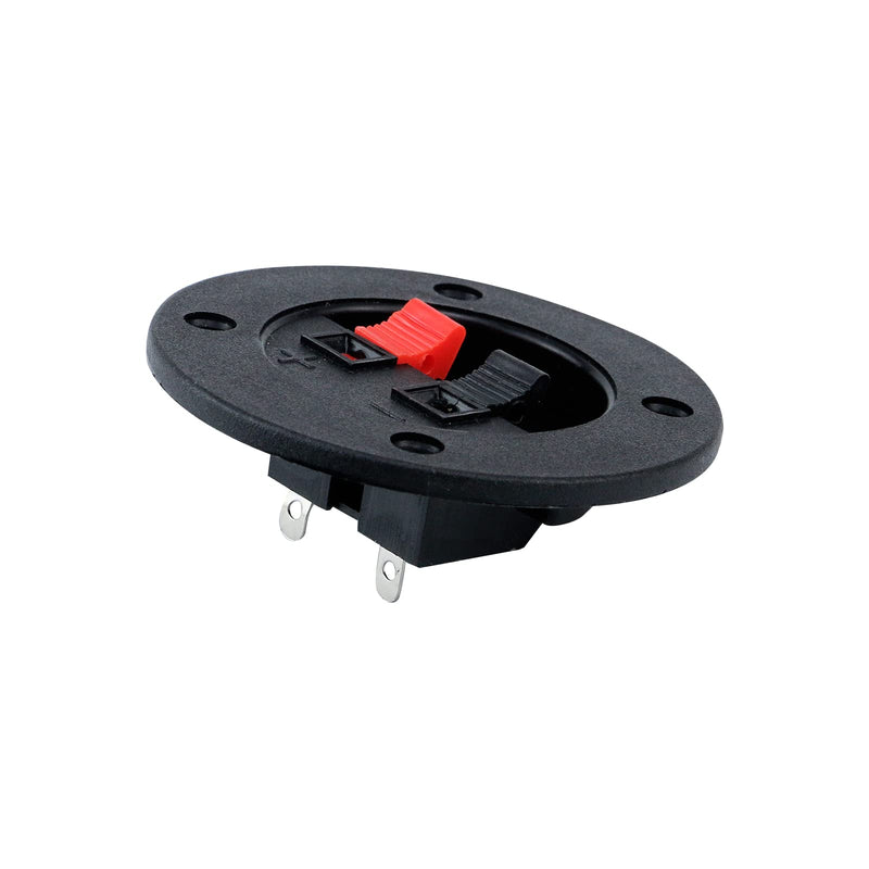 [Australia - AusPower] - T Tulead Speaker Box Terminal Cups Round Stereo Cup Connectors 2 Positions 2.95-Inch Binding Post Cable Terminal Cup Pack of 8 