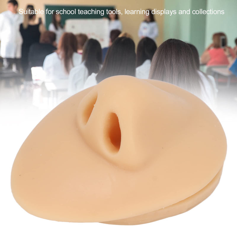 [Australia - AusPower] - Silicone Nose Model, Simulation Nose Model, Soft Silicone Flexible Human Nose Acupuncture Teaching Display Tool 