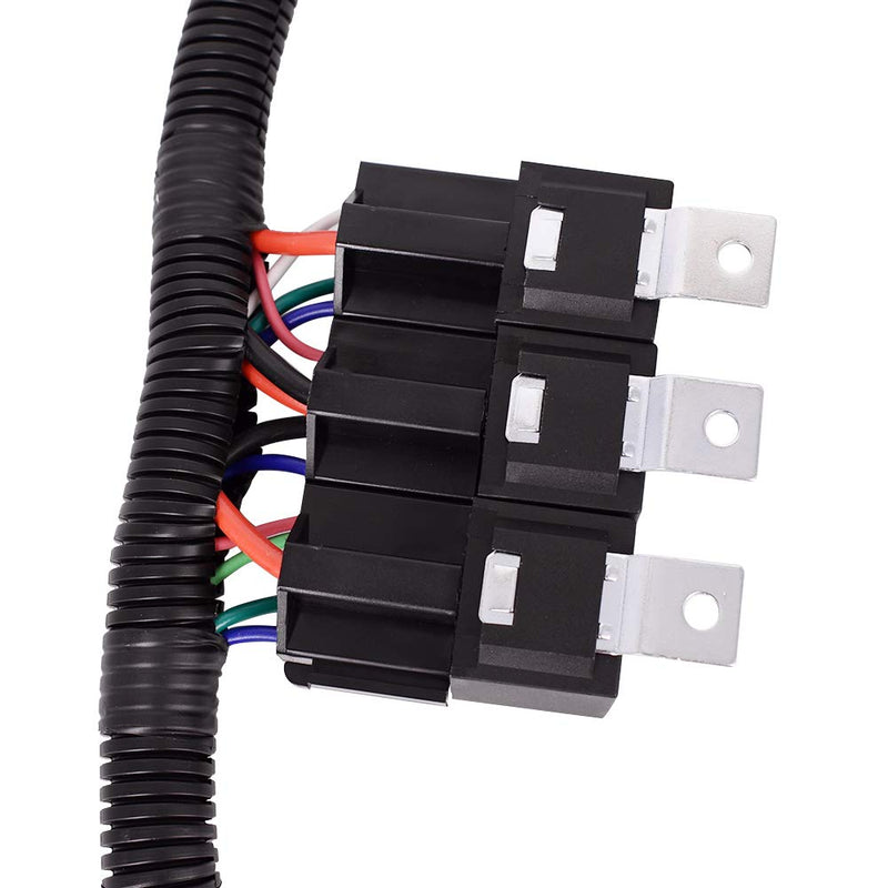 [Australia - AusPower] - Dual Electric Fan Upgrade Wiring Harness Fits for GM 1999–2006 ECU Control Electric Cooling Fan Wire Harness Kit, Wiring Harness Tool 7L5533A226T 
