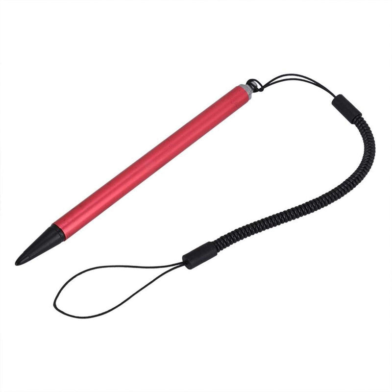 [Australia - AusPower] - Stylus Pens for Touch Screens, Screen Touch Painting Pen Resistive Stylus with Spring Rope for POS, PDA, Industrial PC, Car Navigatior,Suitable for Resistive Mobile Phones(red) 